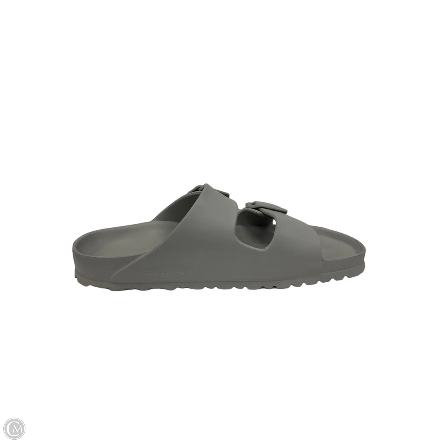 Sandals Flats By Birkenstock In Grey, Size: 8