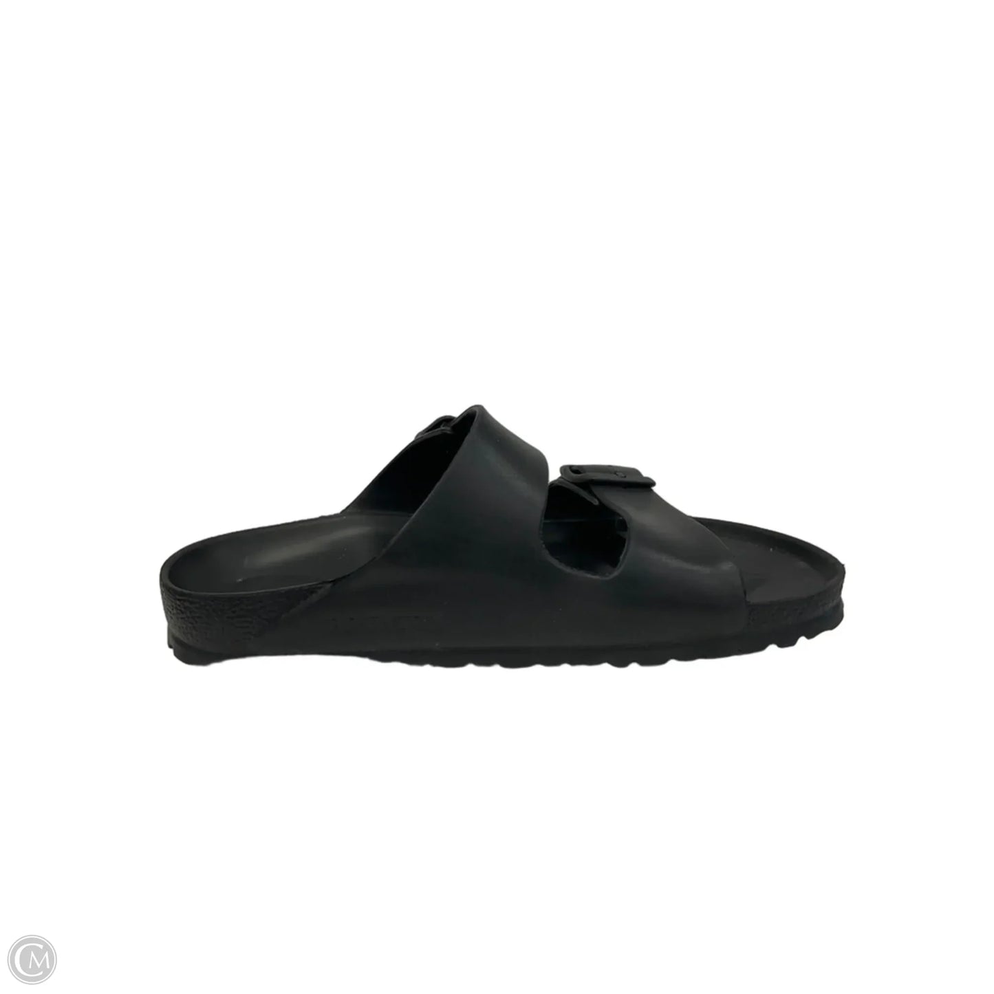 Sandals Flats By Birkenstock In Black, Size: 8