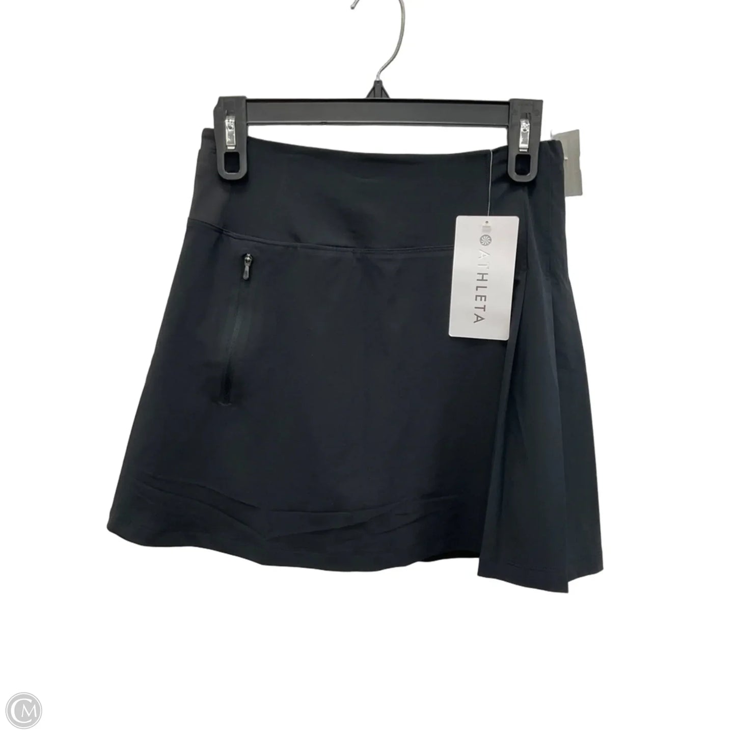Athletic Skort By Athleta In Black, Size: Xs