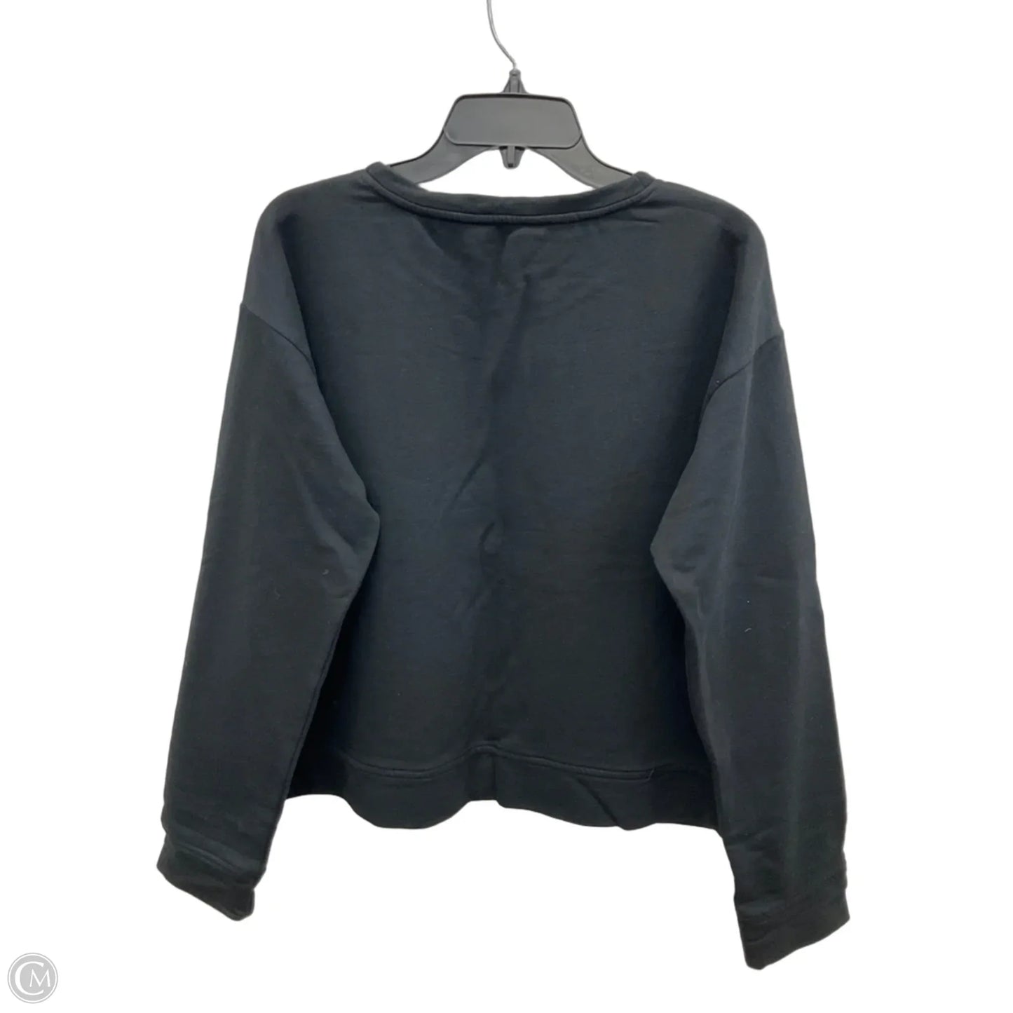Athletic Top Long Sleeve Crewneck By Lauren By Ralph Lauren In Black, Size: Xl