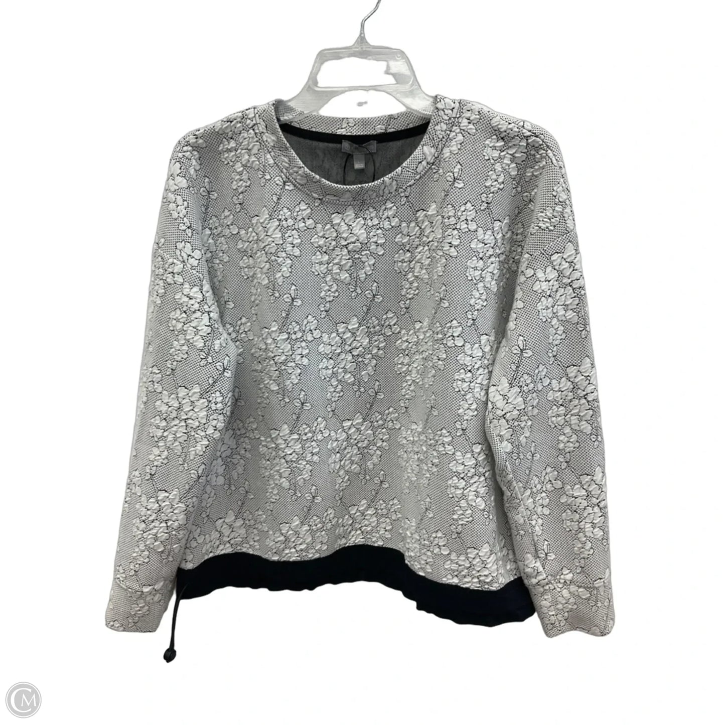 Athletic Top Long Sleeve Crewneck By Talbots In White, Size: L