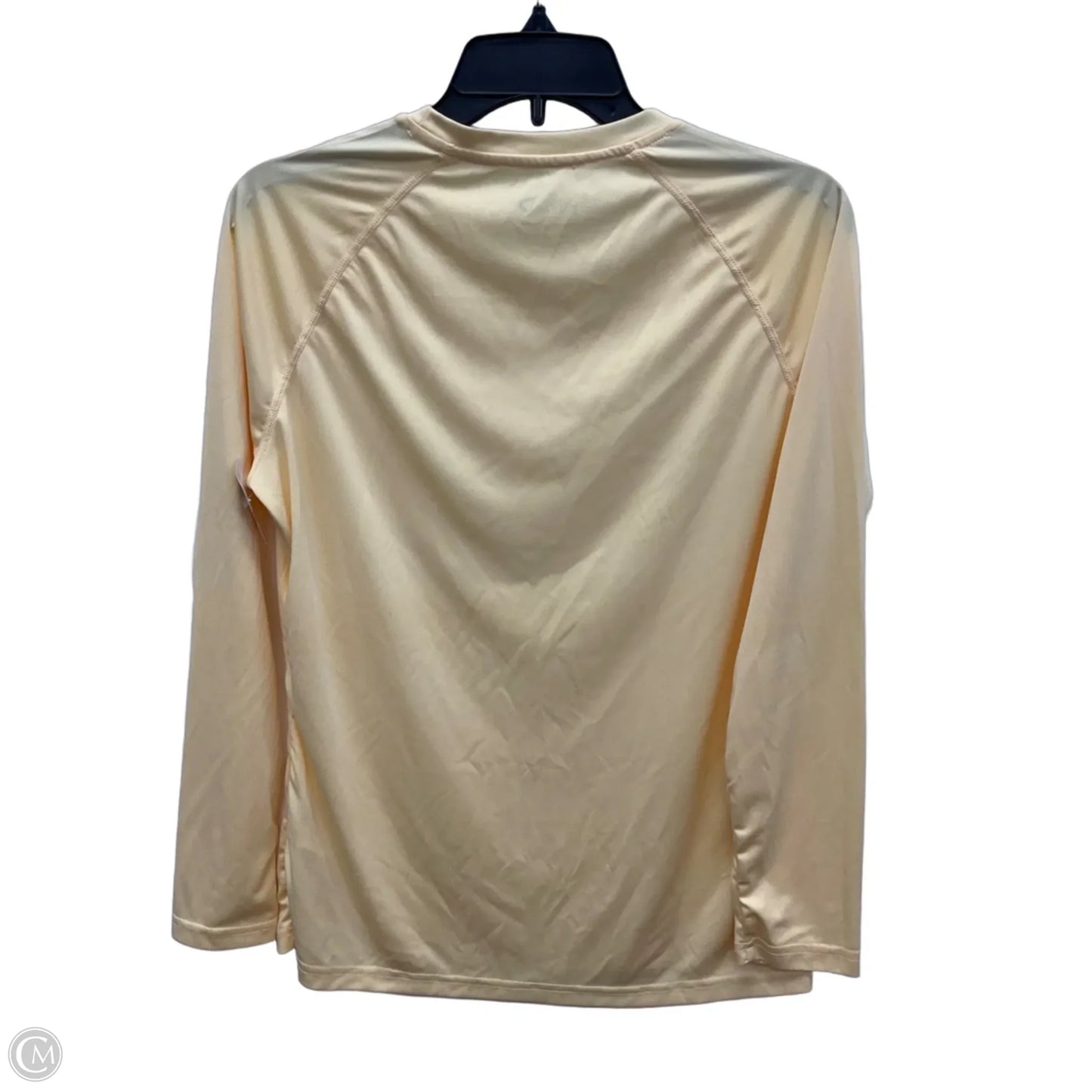 Athletic Top Long Sleeve Collar By Baleaf In Yellow, Size: M