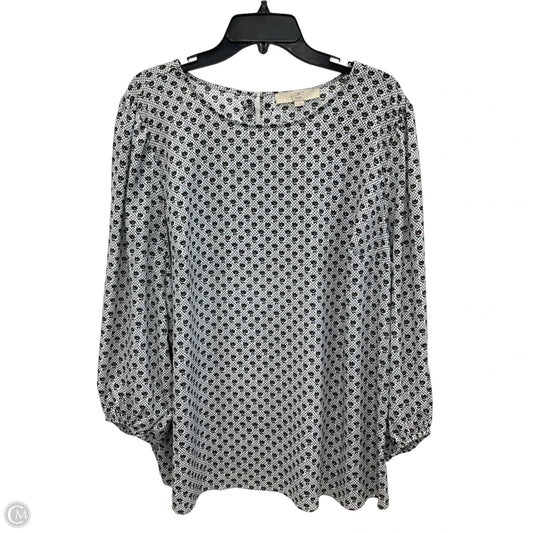 Top Long Sleeve By Loft In Black, Size: Xxl