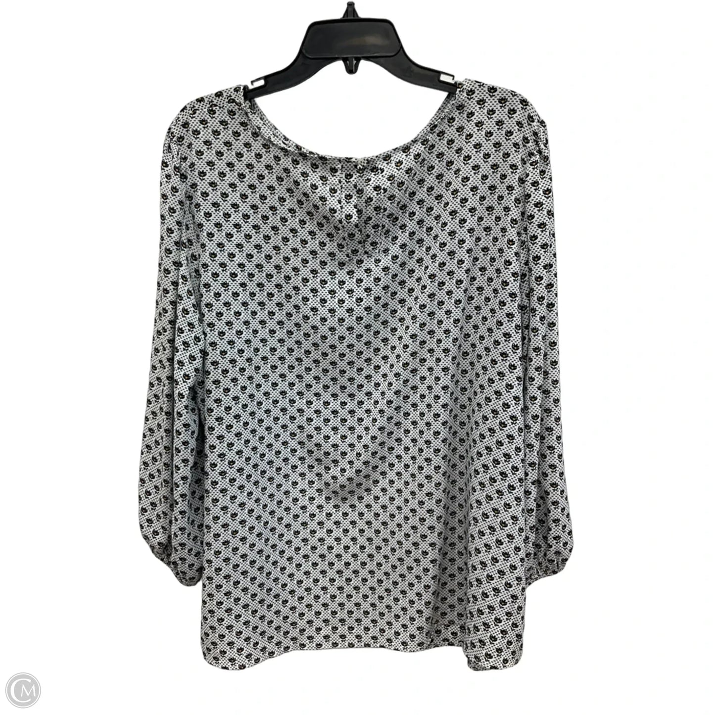 Top Long Sleeve By Loft In Black, Size: Xxl