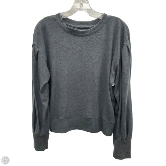 Athletic Top Long Sleeve Crewneck By Cmb In Grey, Size: M