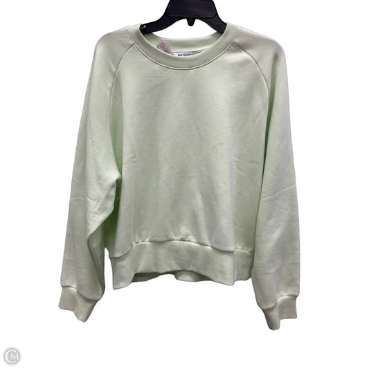 Athletic Sweatshirt Crewneck By Athleta In Green, Size: L