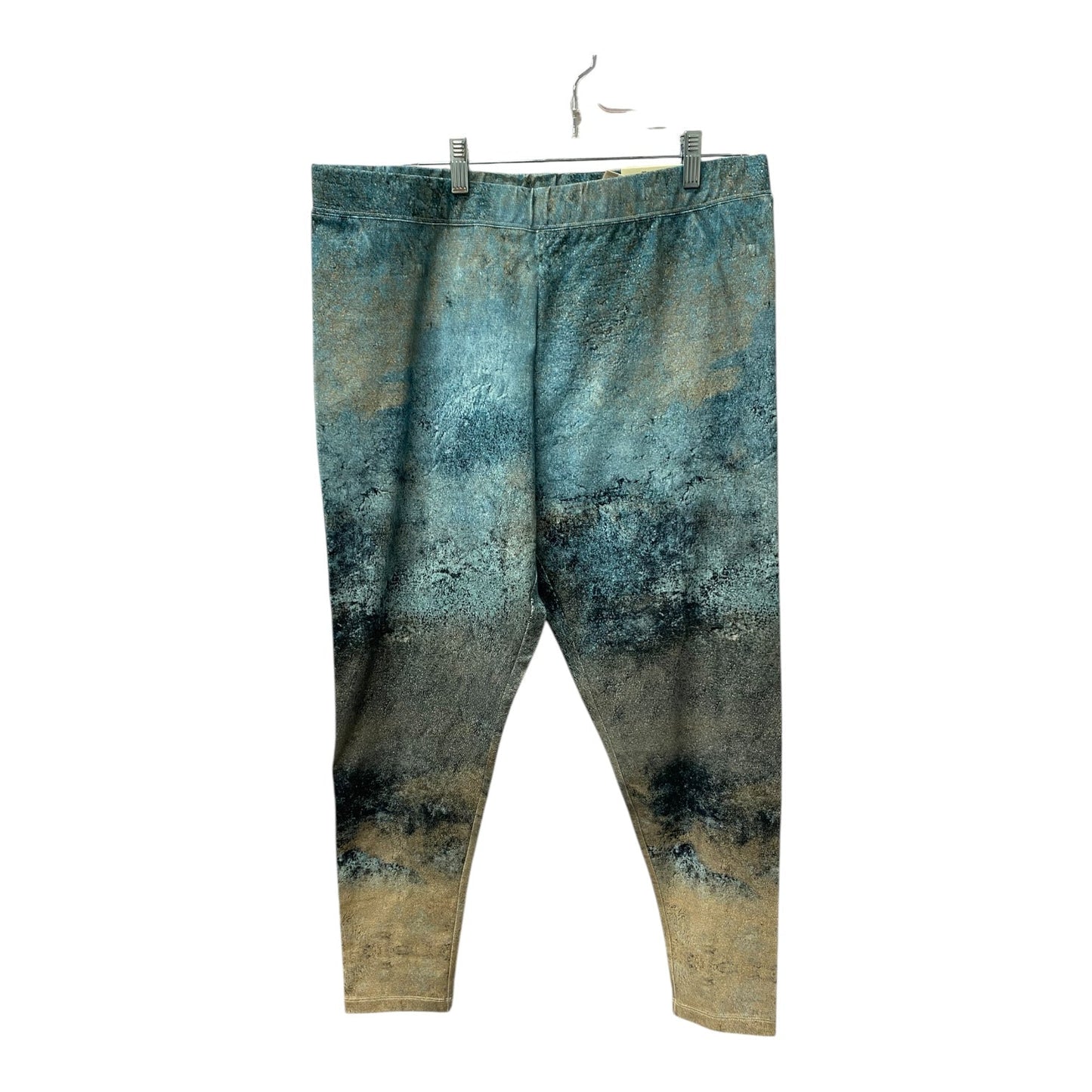 Pants Leggings By Soft Surroundings In Teal, Size:Xl