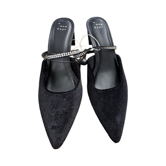Shoes Heels Block By A New Day In Black, Size:7.5