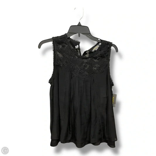 Top Sleeveless By Style And Company In Black, Size: S