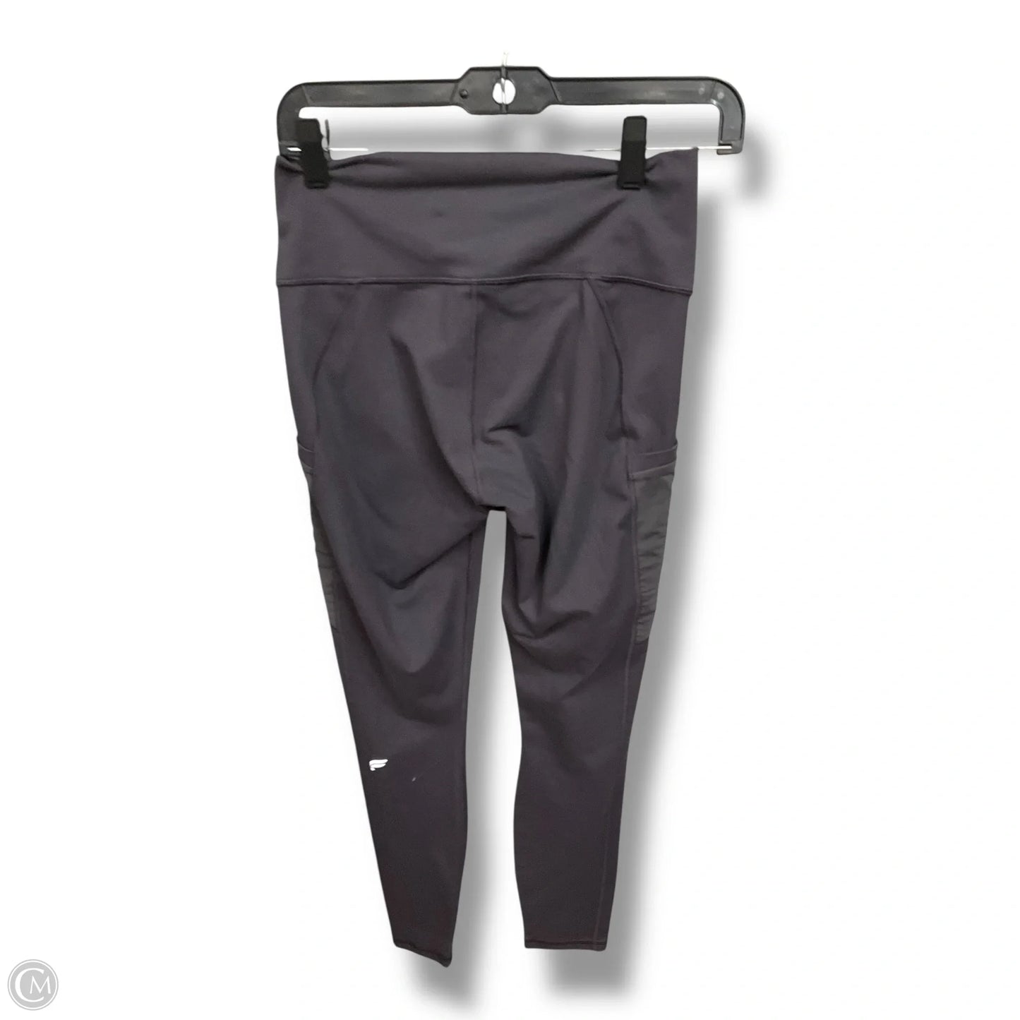 Athletic Leggings By Fabletics In Grey, Size: M
