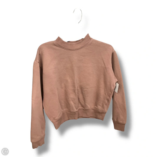 Top Long Sleeve Basic By A New Day In Brown, Size: Xs