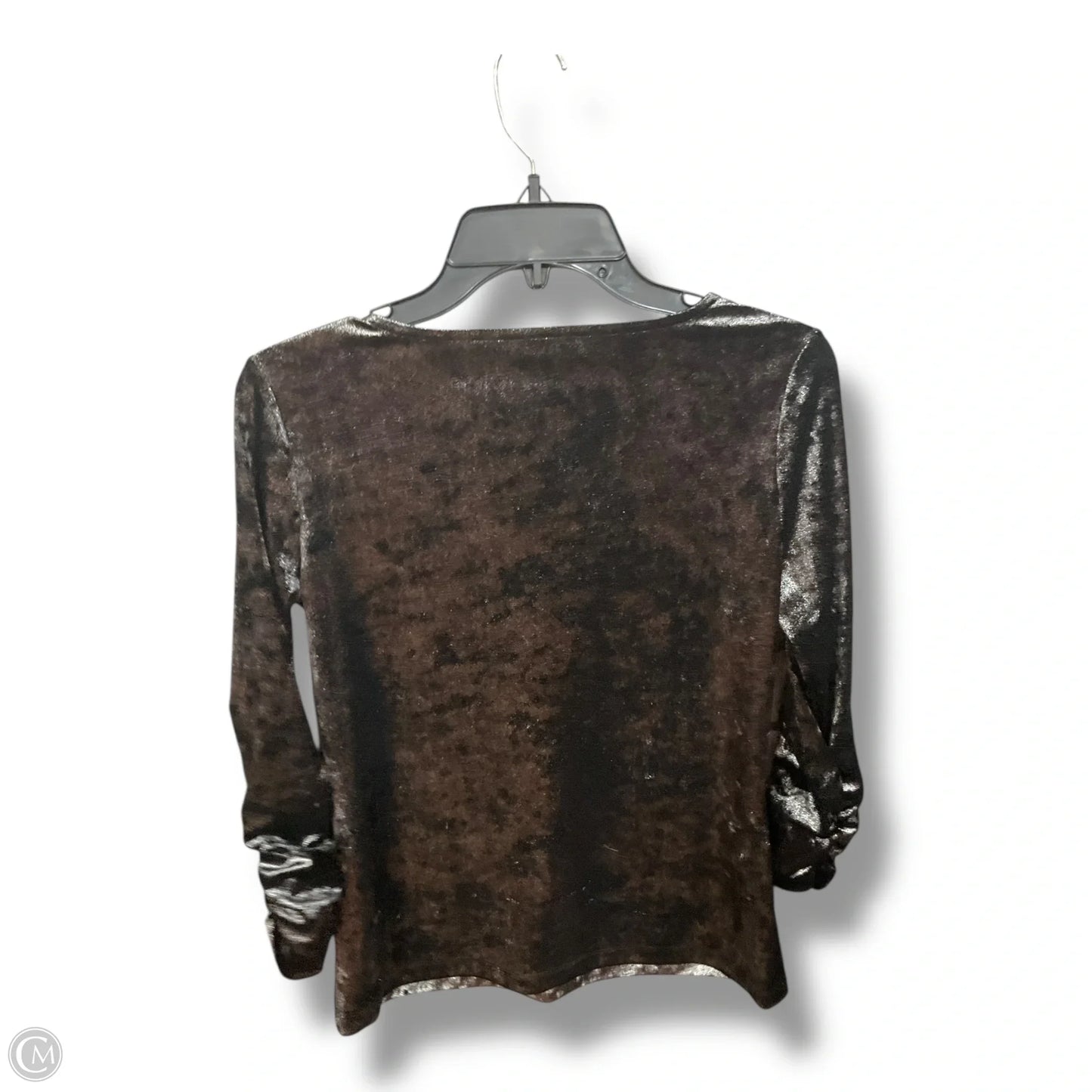 Top Long Sleeve By Vince Camuto In Black, Size: S
