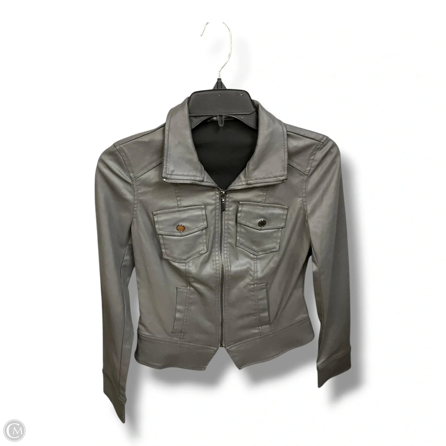 Jacket Other By White House Black Market In Grey, Size: Xxs