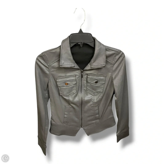Jacket Other By White House Black Market In Grey, Size: Xxs