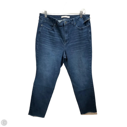 Jeans Skinny By Talbots In Blue Denim, Size: 2