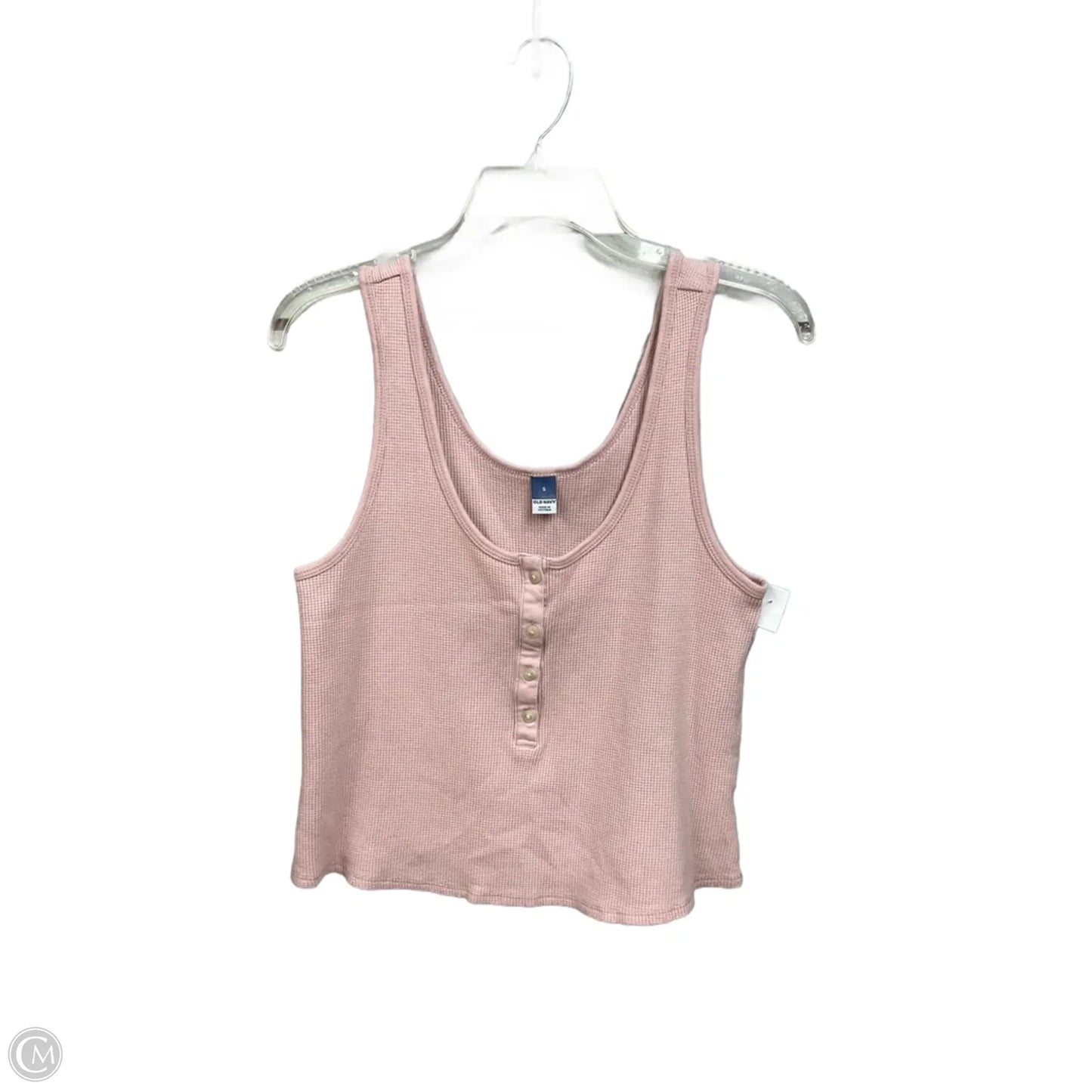 Top Sleeveless Basic By Old Navy In Pink, Size: S