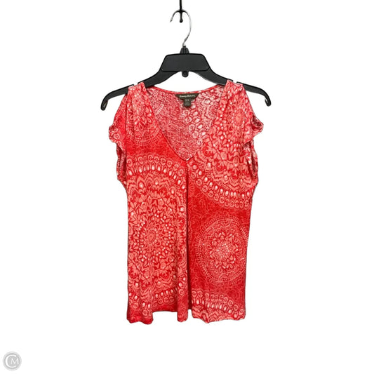 Top Sleeveless By Tommy Bahama In Red & White, Size: M