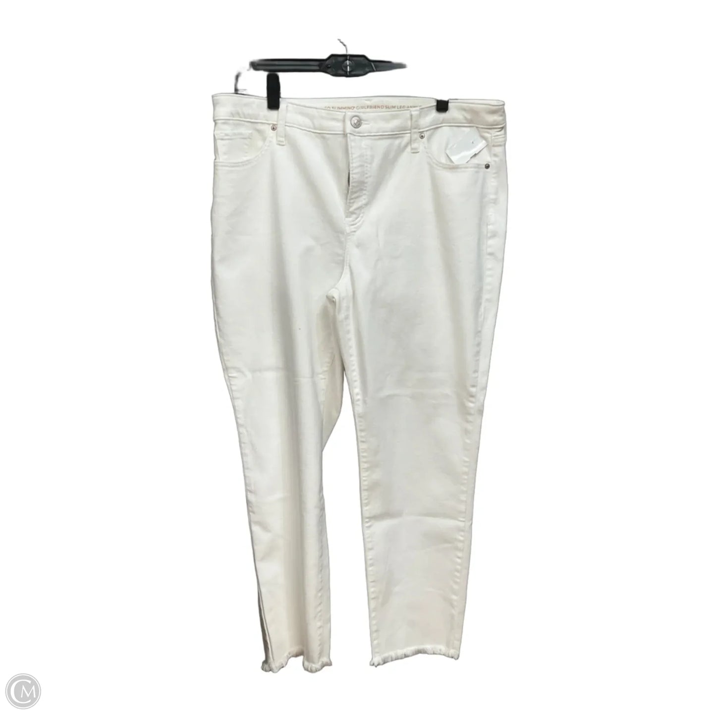 Jeans Skinny By Chicos In White, Size: 12