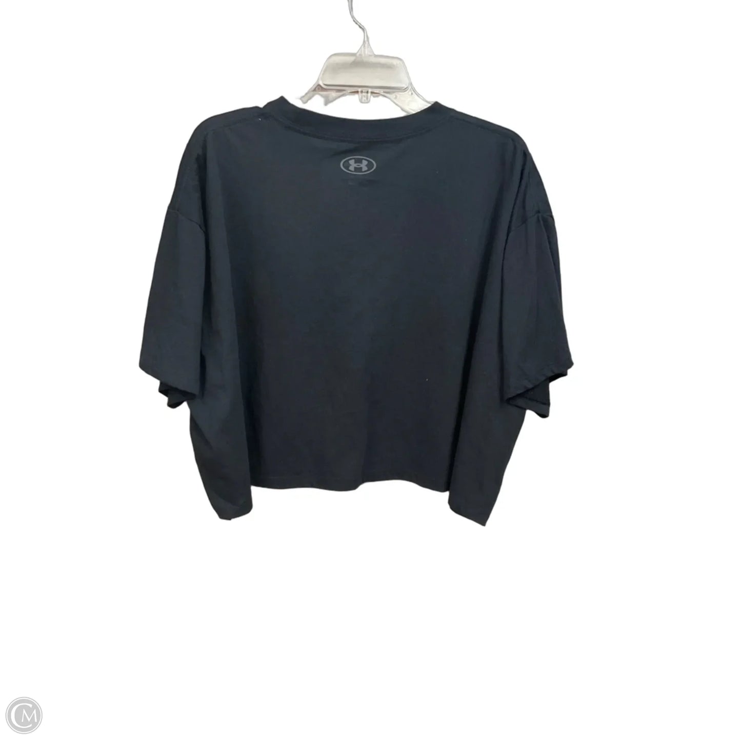 Athletic Top Short Sleeve By Under Armour In Black, Size: 2x