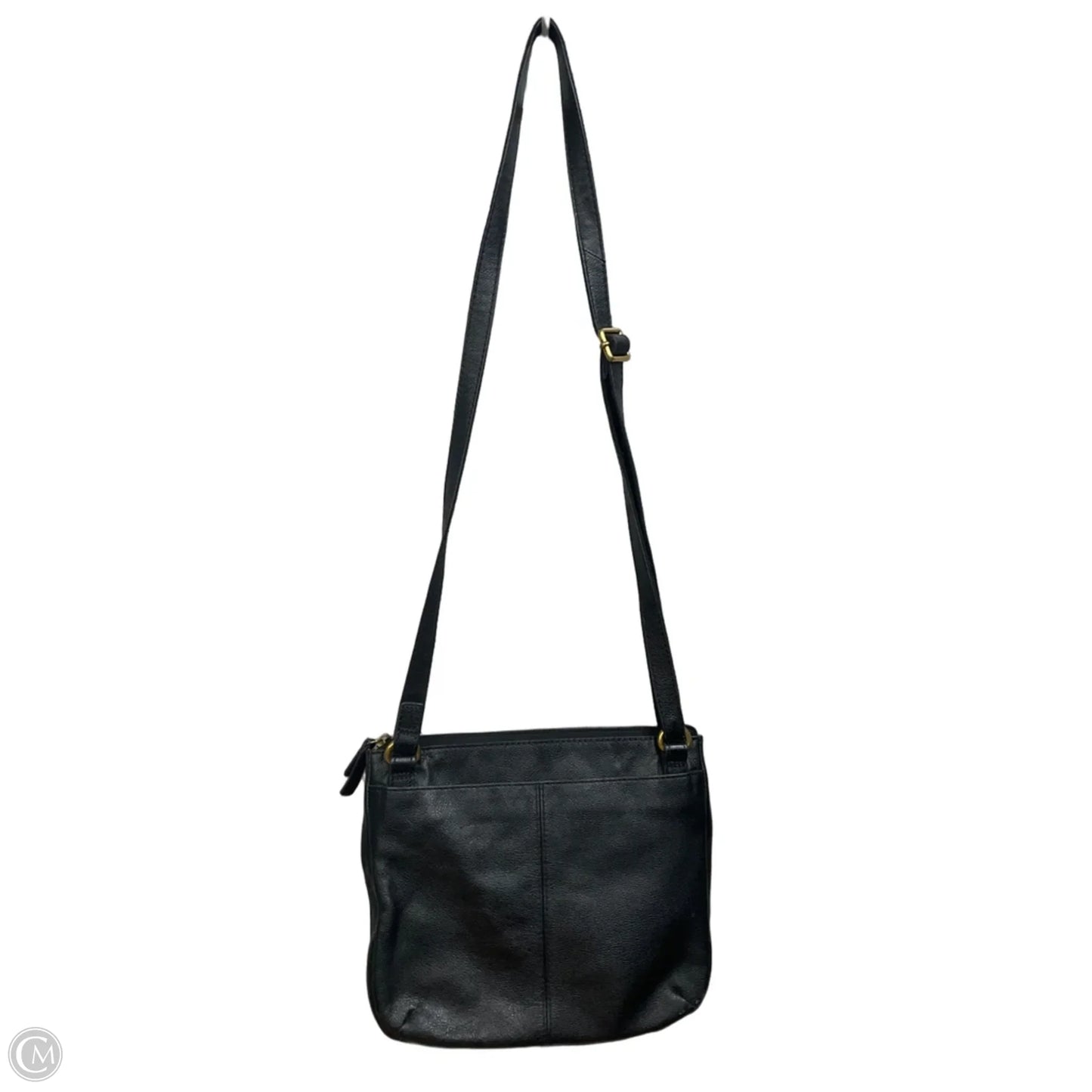 Crossbody Leather By Fossil, Size: Medium