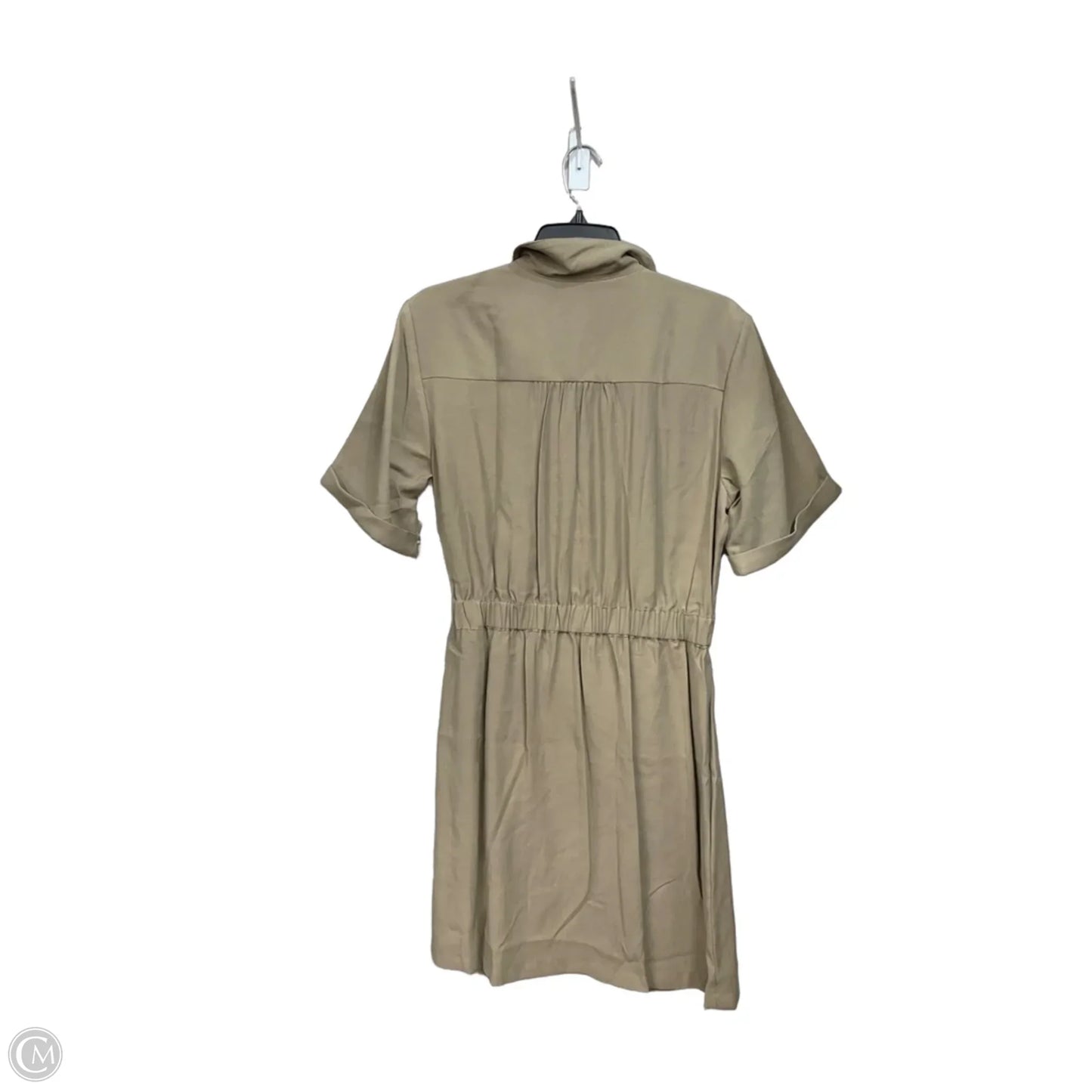 Dress Casual Midi By Nine West In Taupe, Size: L
