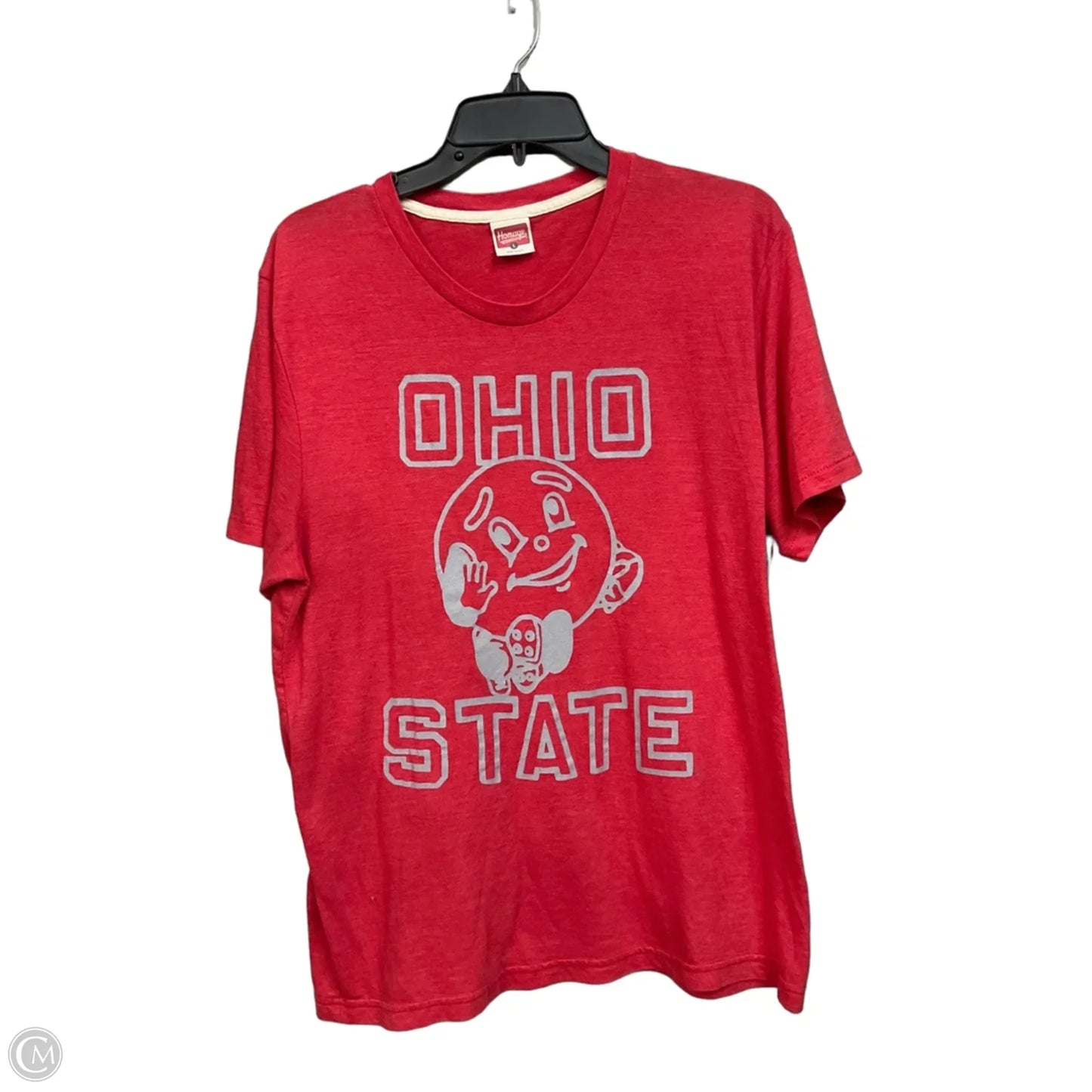 Top Short Sleeve By Homage In Red, Size: L