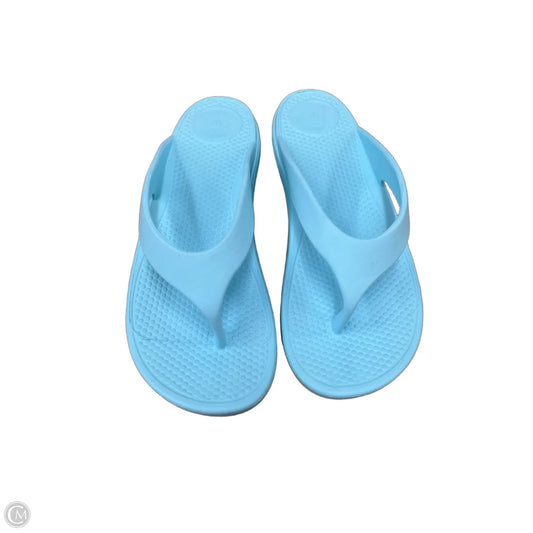 Sandals Flip Flops By Totes In Blue, Size: 10