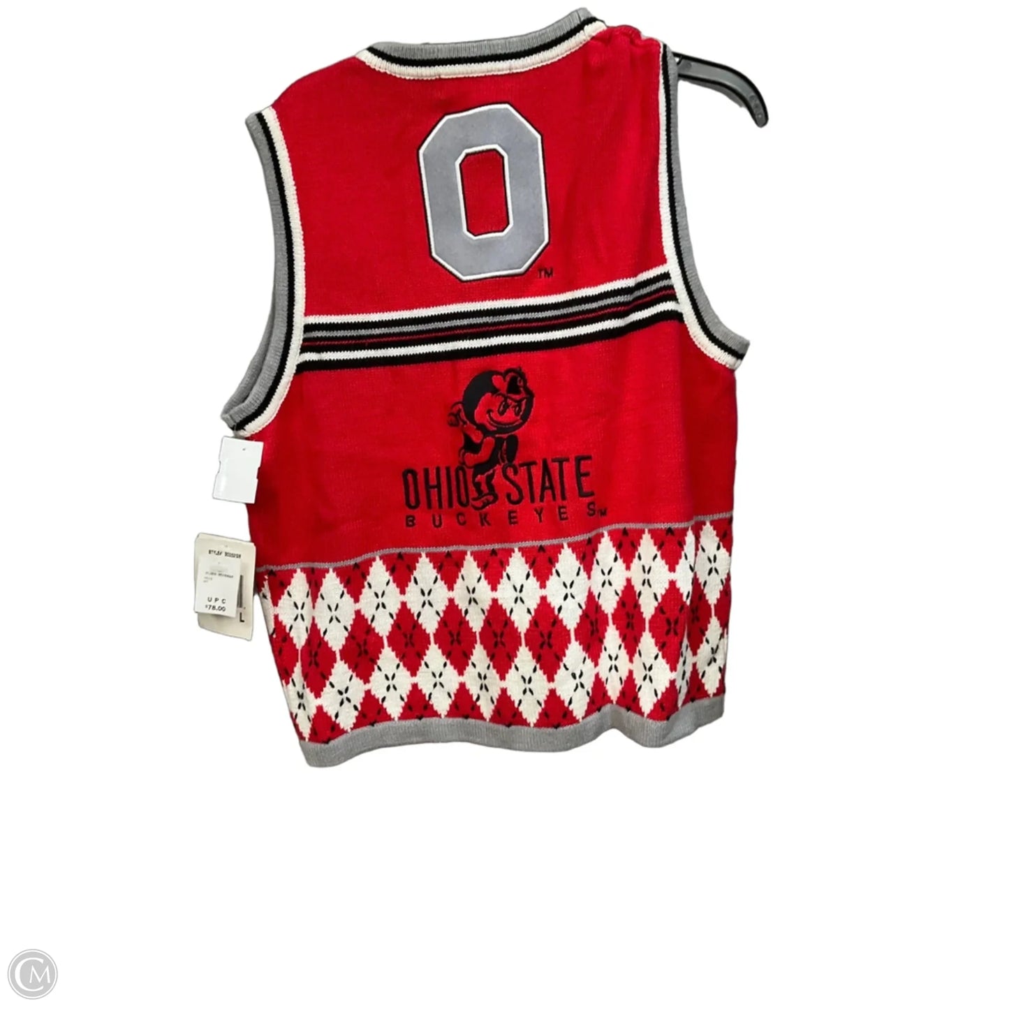 Vest Other By Cmc In Red & Silver, Size: L
