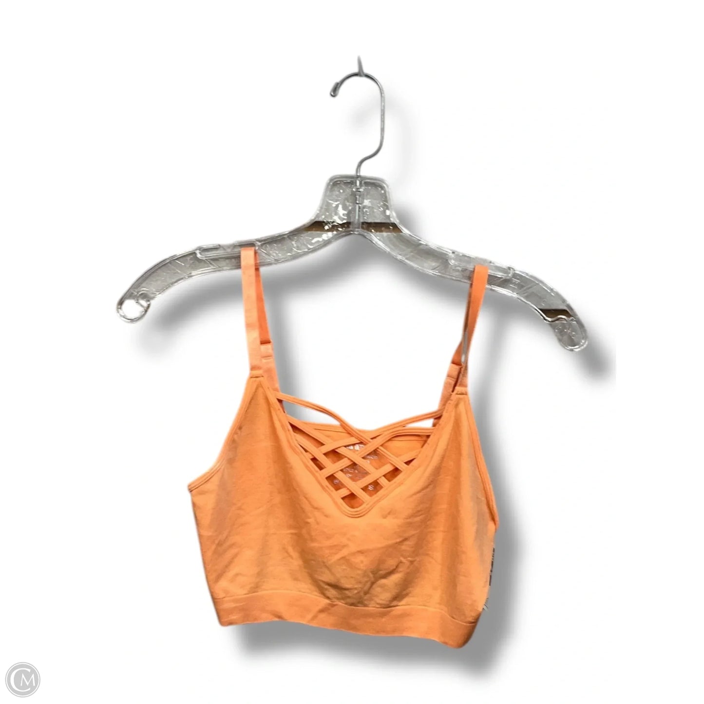 Athletic Bra By Zenana Outfitters In Orange, Size: L