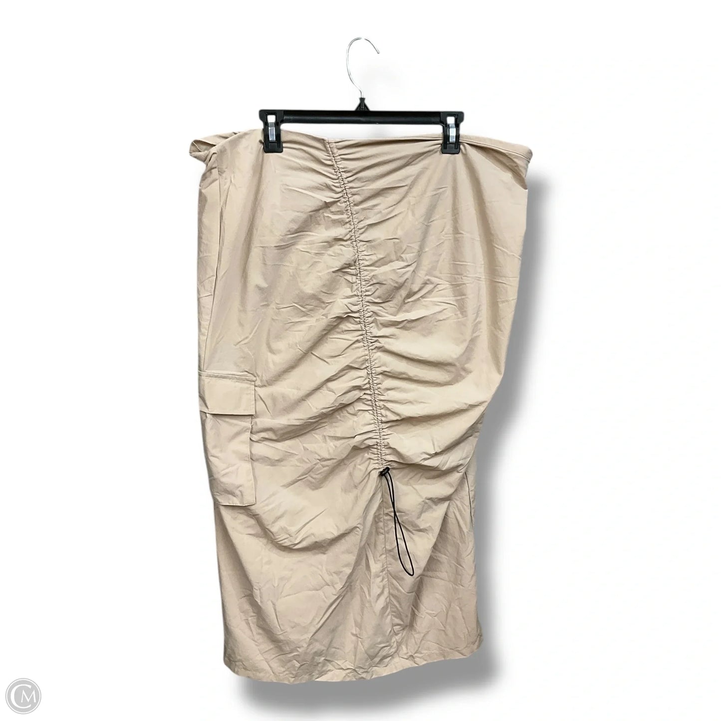 Skirt Maxi By Fashion Nova In Beige, Size: 2x