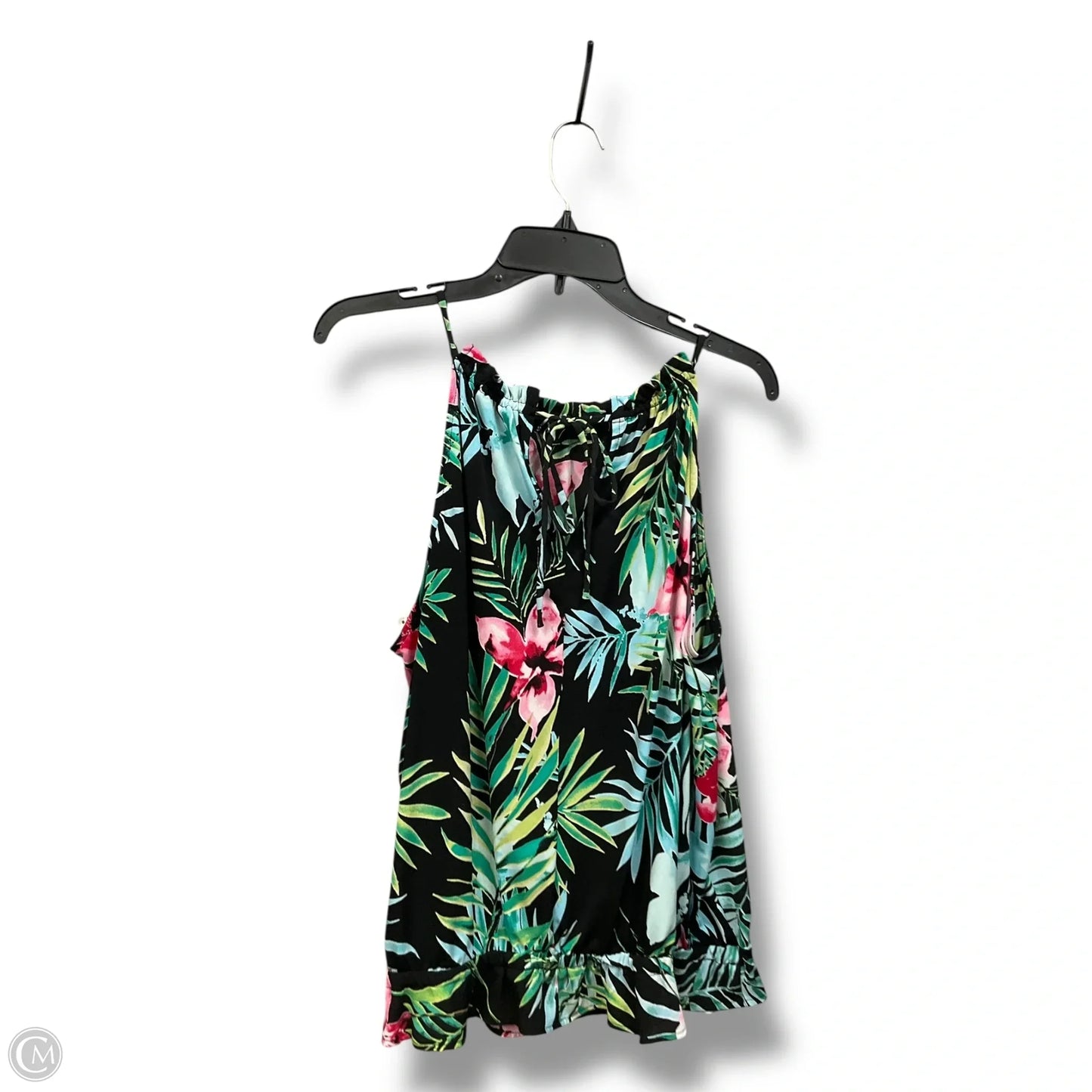 Top Sleeveless By New York And Co In Tropical Print, Size: Xxl