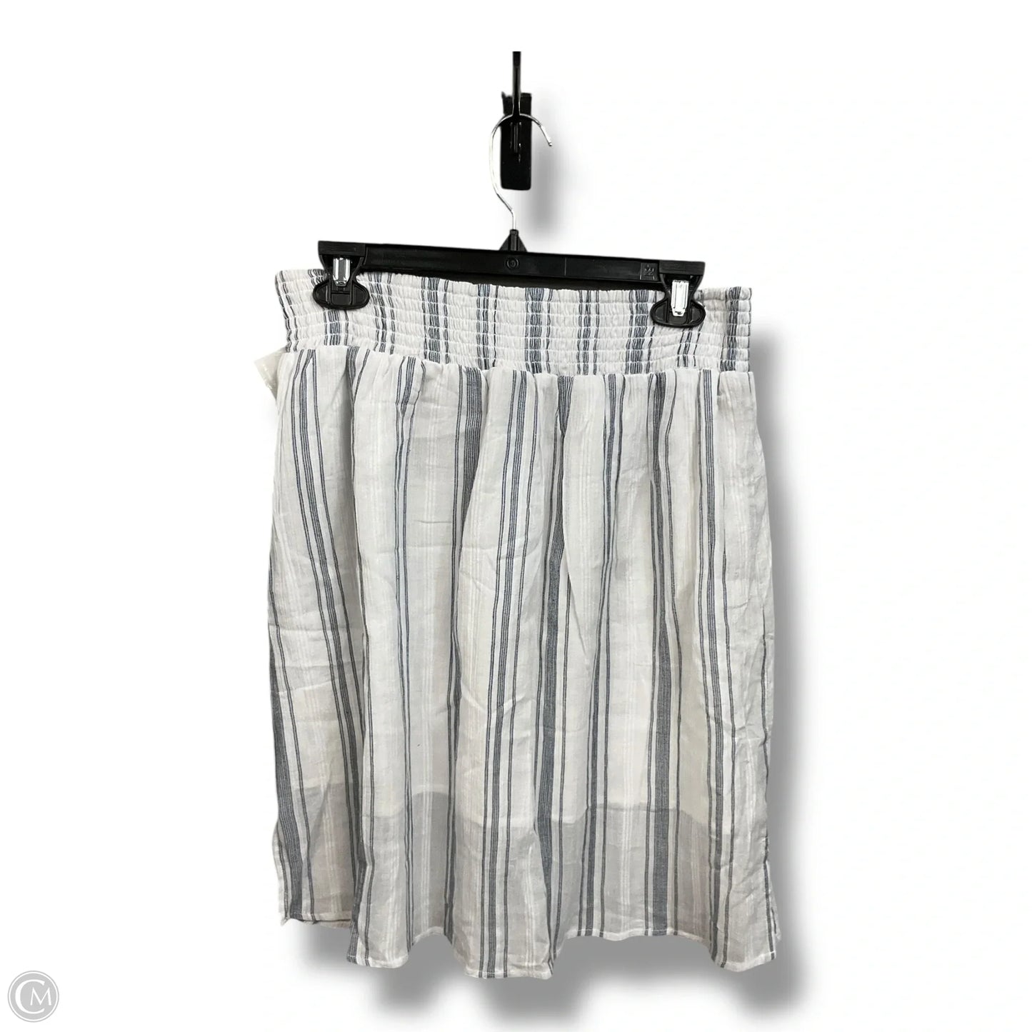 Skirt Midi By Universal Thread In Striped Pattern, Size: L