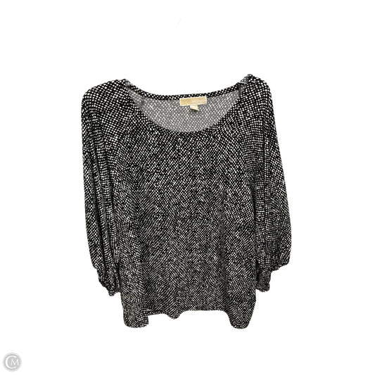Top 3/4 Sleeve By Michael By Michael Kors In Animal Print, Size: Xl