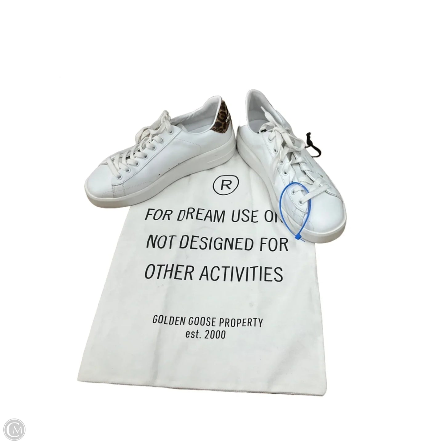 Shoes Luxury Designer By Golden Goose In White, Size: 6.5