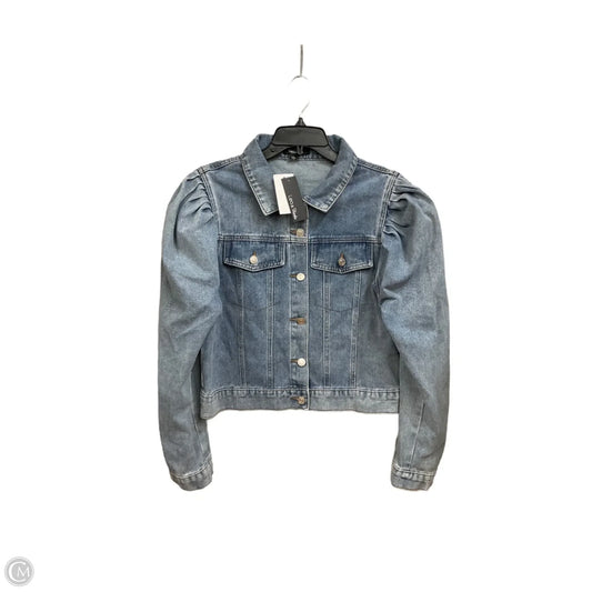 Jacket Denim By Lea & Viola In Blue Denim, Size: L