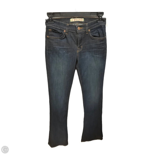 Jeans Flared By J Brand In Blue Denim, Size: 0