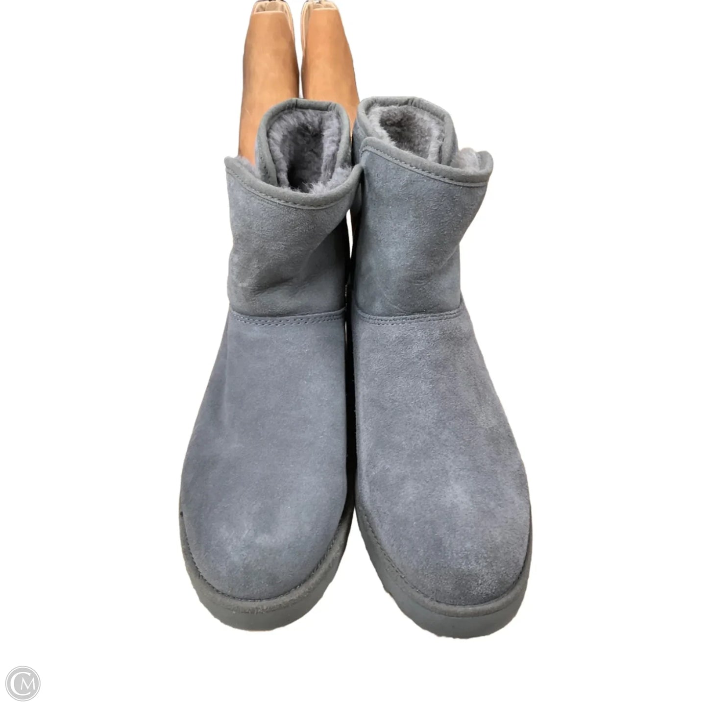 Boots Designer By Ugg In Grey, Size: 8