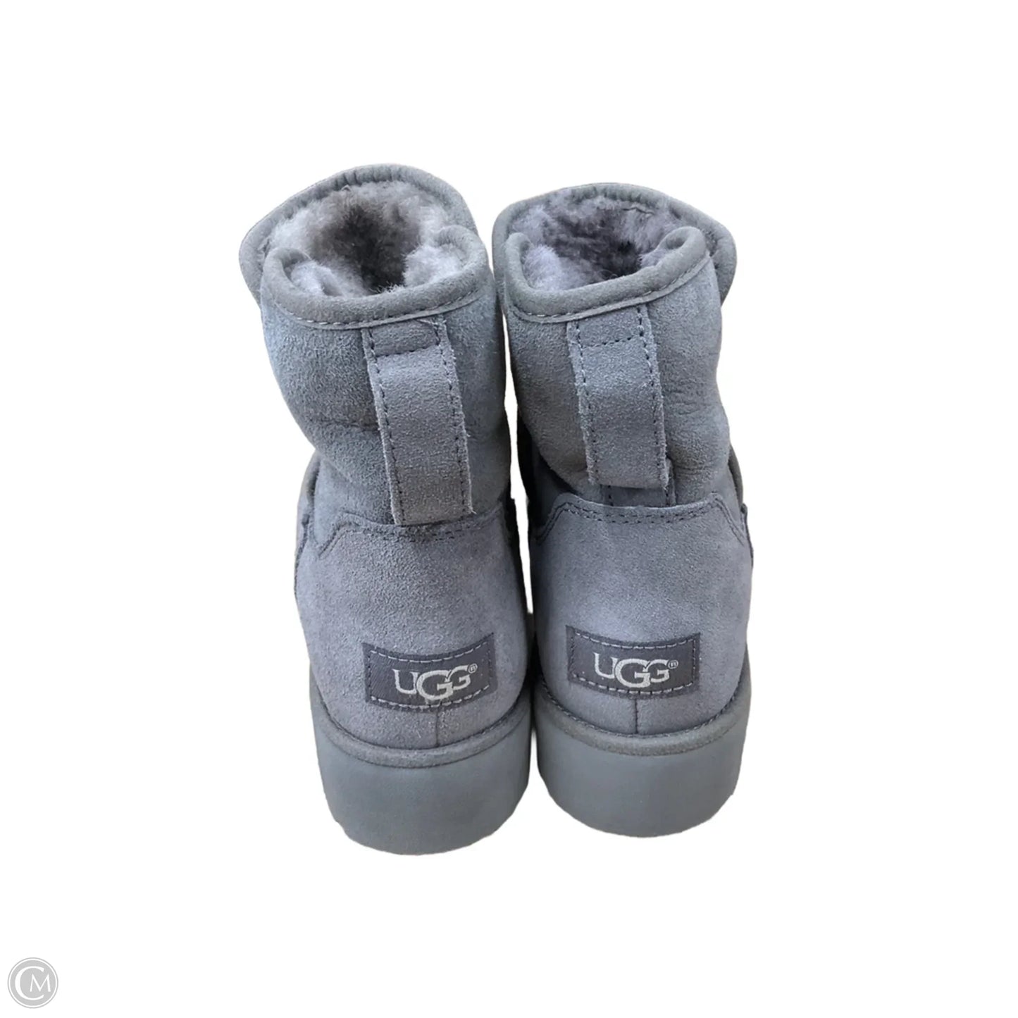 Boots Designer By Ugg In Grey, Size: 8