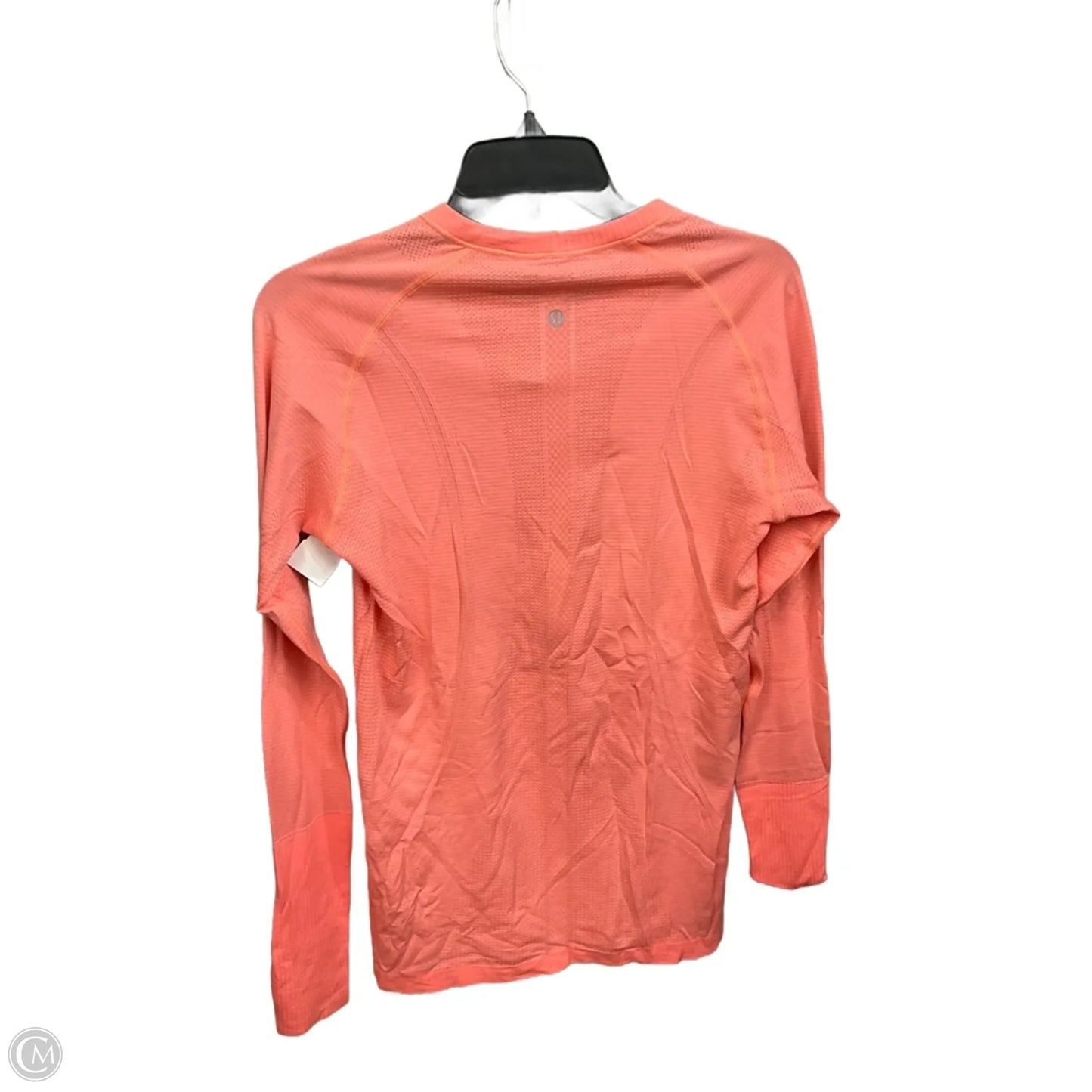 Athletic Top Long Sleeve Crewneck By Lululemon In Peach, Size: M