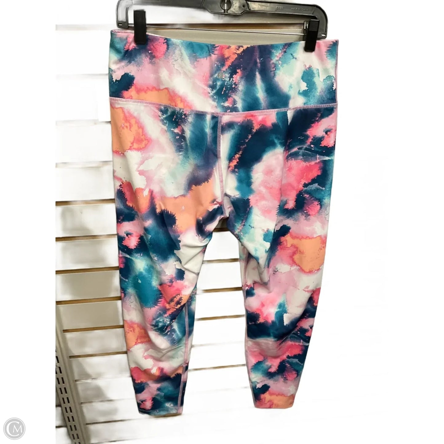 Athletic Leggings By Layer 8 In Tie Dye Print, Size: Xl