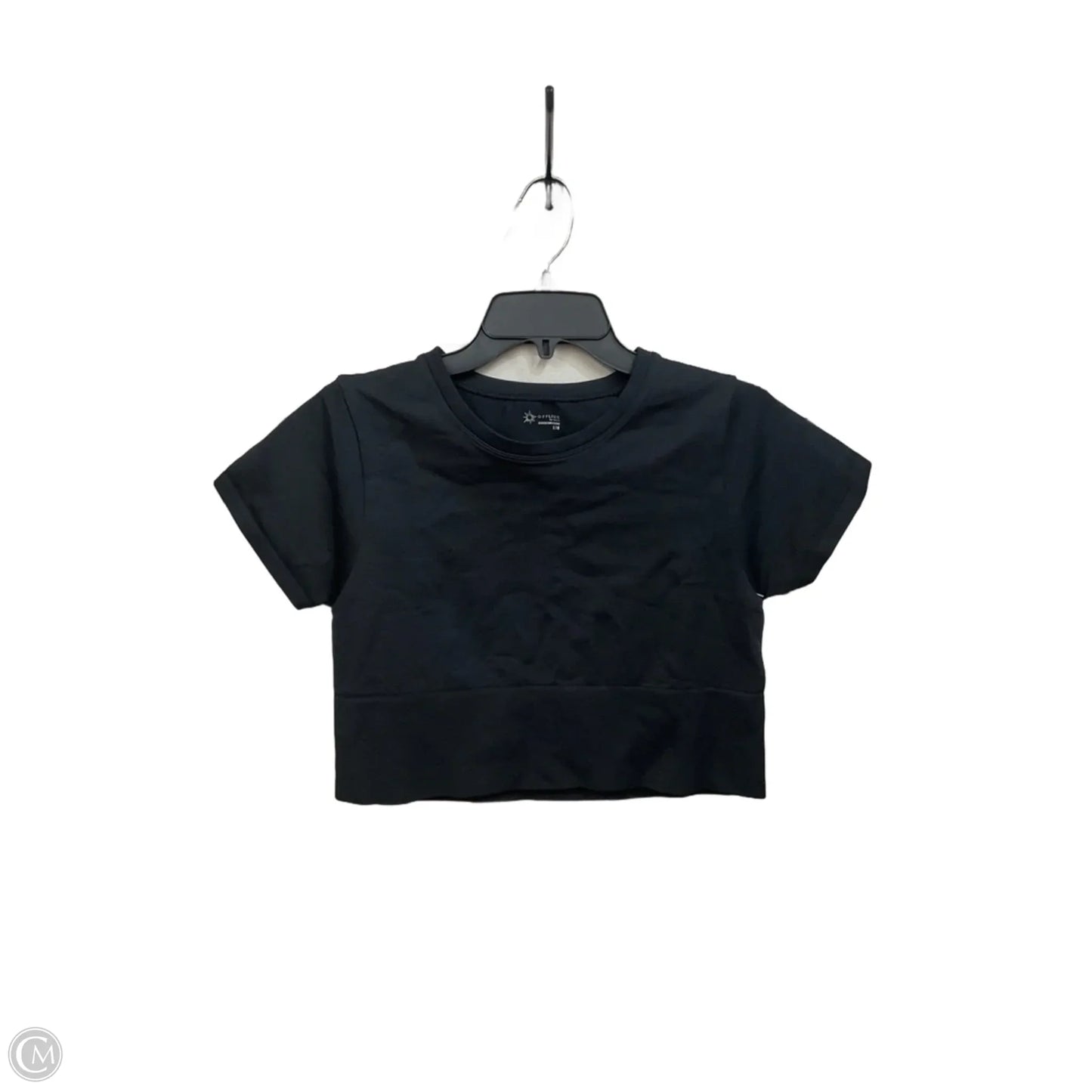 Athletic Top Short Sleeve By Offline By Aerie In Black, Size: L