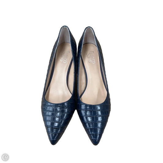 Shoes Heels Block By Franco Sarto In Navy, Size: 9.5