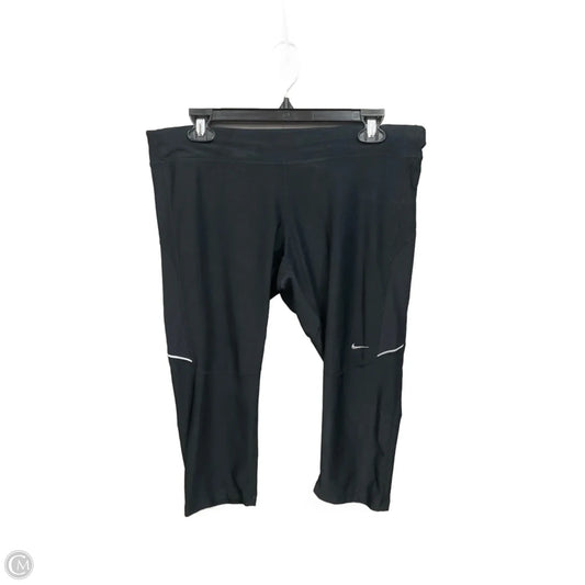Athletic Leggings Capris By Nike Apparel In Black, Size: Xl