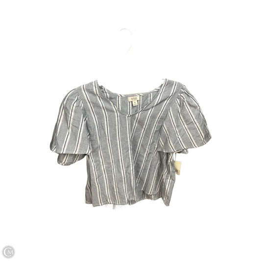 Top Short Sleeve By Ana In Striped Pattern, Size: M