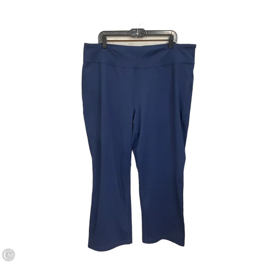Pants Lounge By Lands End In Navy, Size: 22