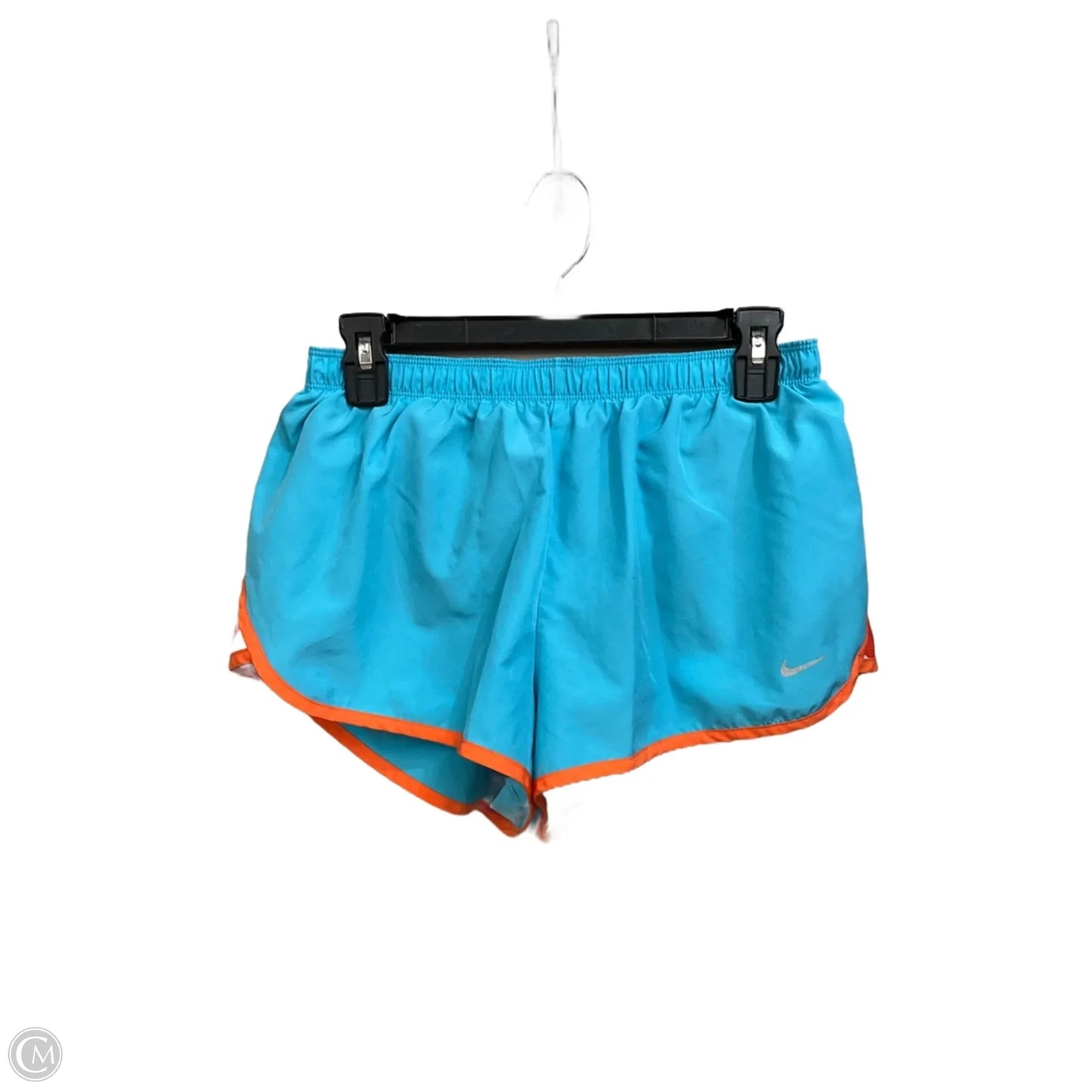 Athletic Shorts By Nike Apparel In Blue & Orange, Size: M