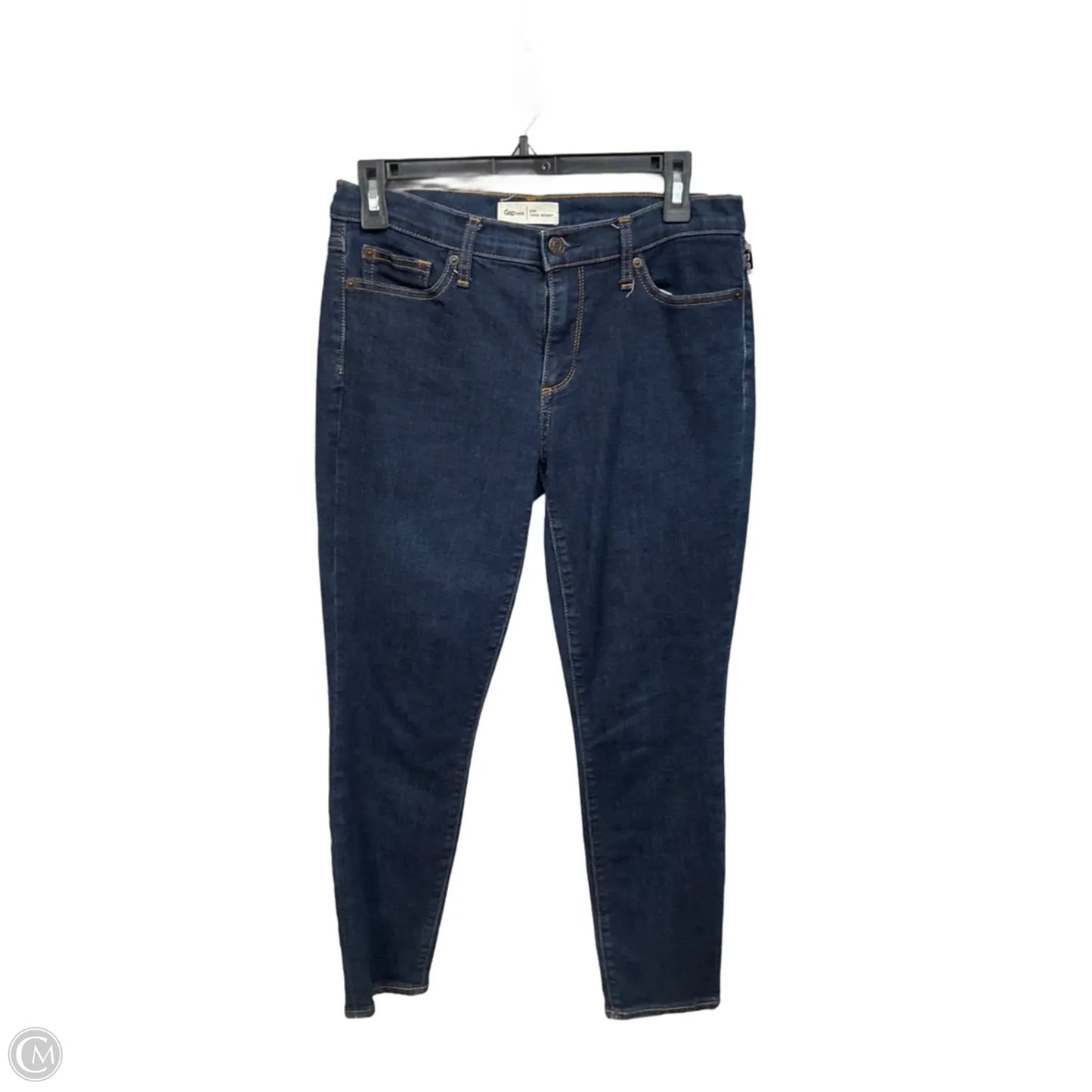 Jeans Skinny By Gap In Blue Denim, Size: 4