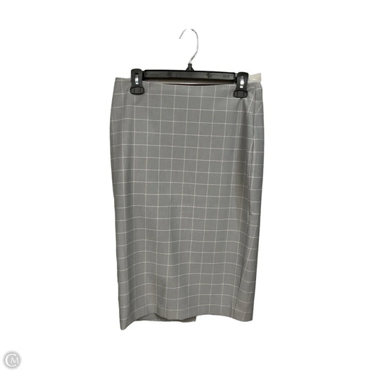 Skirt Midi By Express In Plaid Pattern, Size: 8