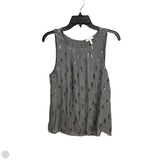 Top Sleeveless By Joie In Grey & Silver, Size: M