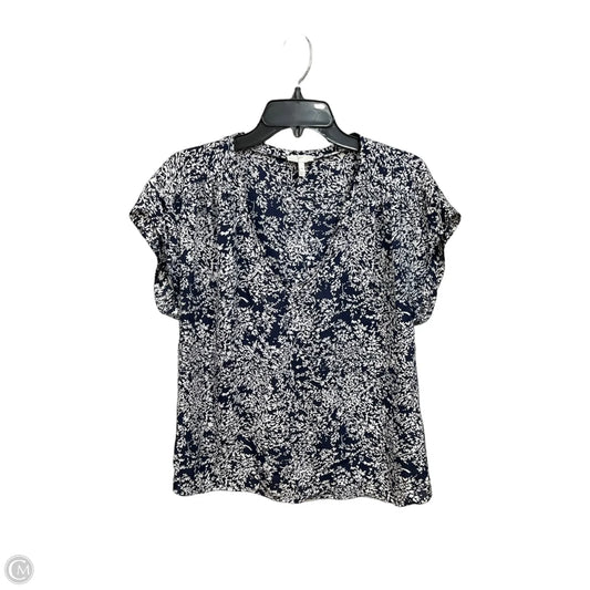 Top Sleeveless By Joie In Blue & White, Size: M